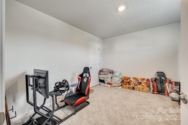 322 Olympia Way, York, SC 29745 - workout area with carpet flooring