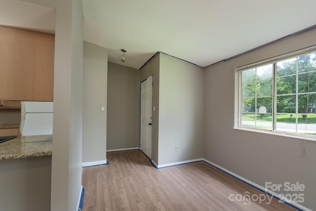 8019 Walnut Creek Ln, Charlotte, NC 28227 - empty room featuring light wood-style floors and baseboards
