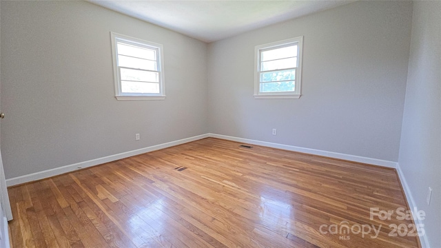 1838 Harmon St, Morganton, NC 28655 - spare room with light wood-style floors and baseboards