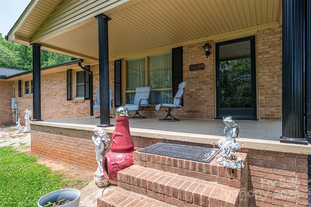 5958 Hoover Elmore Rd, Lincolnton, NC 28092 - view of covered porch
