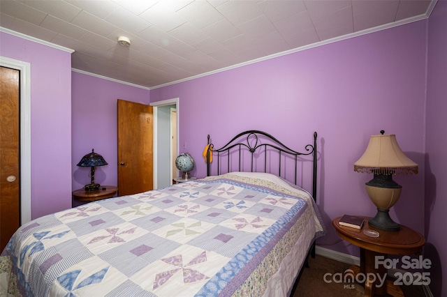 5958 Hoover Elmore Rd, Lincolnton, NC 28092 - bedroom featuring crown molding