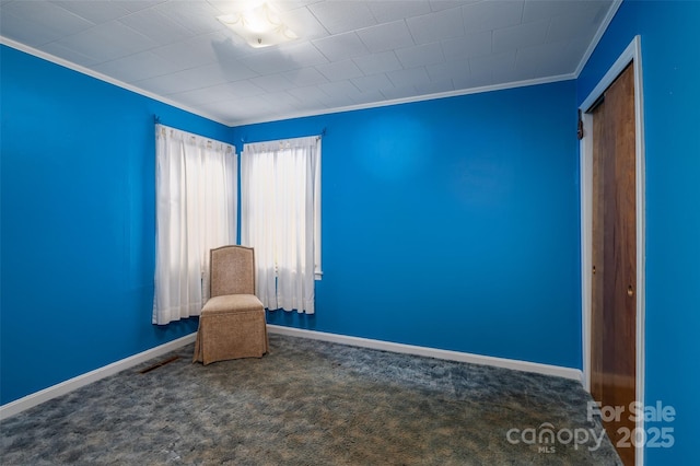 5958 Hoover Elmore Rd, Lincolnton, NC 28092 - unfurnished room featuring crown molding, carpet floors, and baseboards