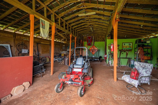 5958 Hoover Elmore Rd, Lincolnton, NC 28092 - misc room featuring vaulted ceiling