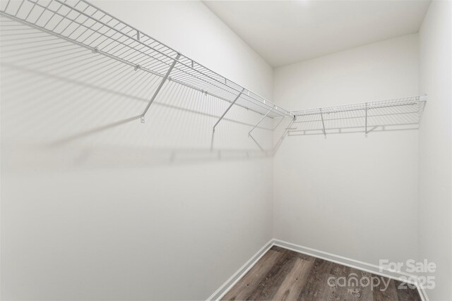 510 3rd St, Salisbury, NC 28144 - spacious closet with dark wood-type flooring
