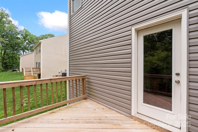 510 3rd St, Salisbury, NC 28144 - deck featuring a lawn