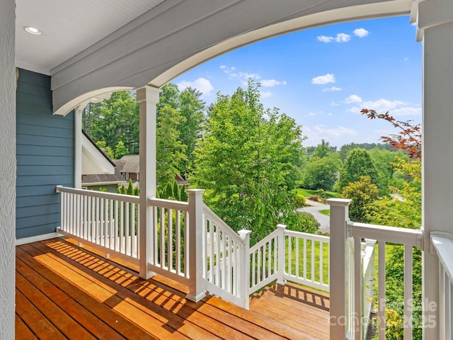 12 Broadmoor Dr, Arden, NC 28704 - view of wooden deck