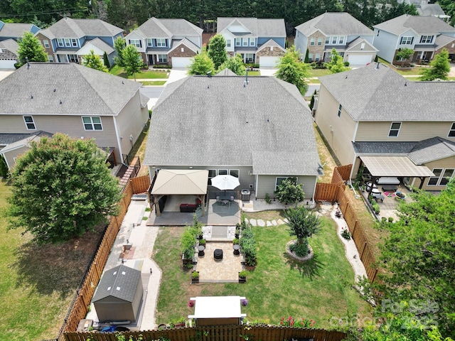 5424 Tilley Manor Dr, Matthews, NC 28105 - aerial perspective of suburban area