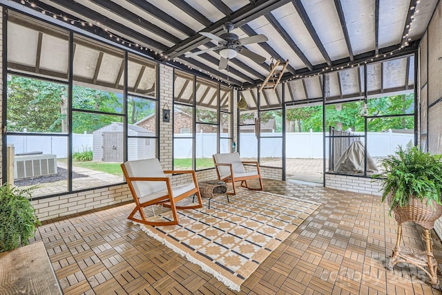1175 18th Ave NE, Hickory, NC 28601 - sunroom with a ceiling fan