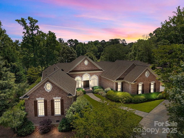 1629 Southpoint Ln, New London, NC 28127 - colonial inspired home with brick siding and a shingled roof