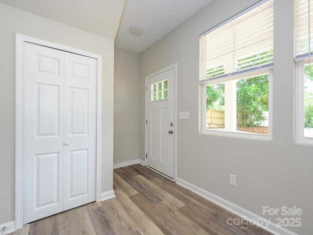 102 Mobley St, Clover, SC 29710 - foyer featuring wood finished floors and baseboards