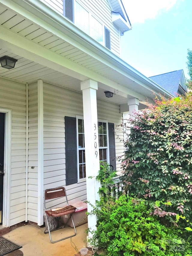 3509 Joel Turner Dr, Charlotte, NC 28216 - entrance to property featuring covered porch
