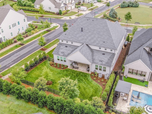 13708 Huntson Park Ln, Huntersville, NC 28078 - aerial perspective of suburban area