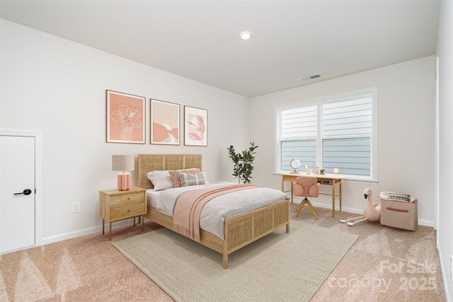 18019 Wilbanks Dr, Charlotte, NC 28278 - bedroom featuring light carpet and baseboards