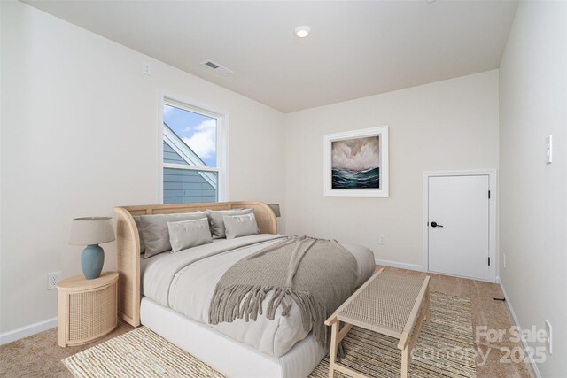 18019 Wilbanks Dr, Charlotte, NC 28278 - bedroom featuring light colored carpet and baseboards
