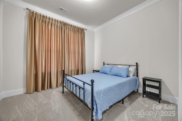 513 Meadow Ridge Dr, Belmont, NC 28012 - bedroom with carpet, crown molding, and baseboards