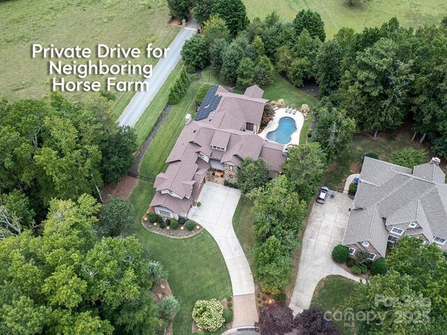 1501 Alydar Ct, Waxhaw, NC 28173 - view of property location featuring a pool area