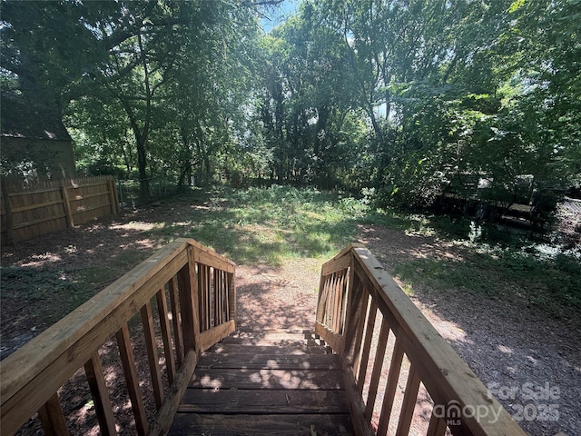 2017 Ashley Rd, Charlotte, NC 28208 - view of yard featuring a deck
