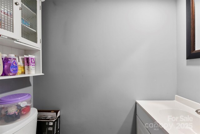310 S Jacob St, Cherryville, NC 28021 - bathroom with vanity and toilet