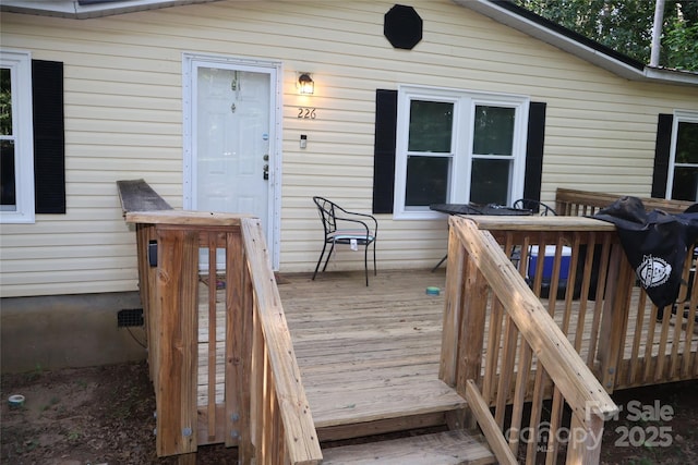 226 Lake Sylvia Rd, Lincolnton, NC 28092 - view of deck