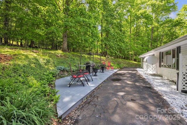 162 Candle St, West Jefferson, NC 28694 - view of patio with a deck and grilling area