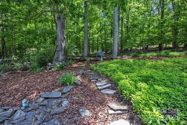 162 Candle St, West Jefferson, NC 28694 - view of yard with a view of trees