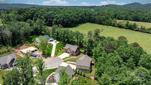 140 Maplewood Ct, Hudson, NC 28638 - aerial overview of property's location featuring a forest and nearby suburban area