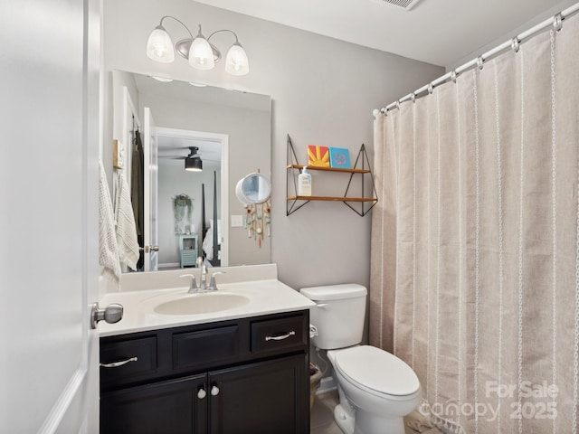 417 Livingston Dr, Lancaster, SC 29720 - full bathroom featuring vanity and a shower with curtain