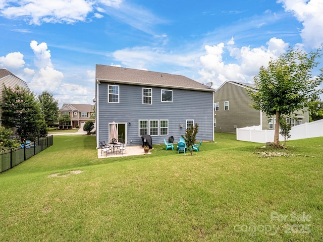 417 Livingston Dr, Lancaster, SC 29720 - back of property featuring a patio