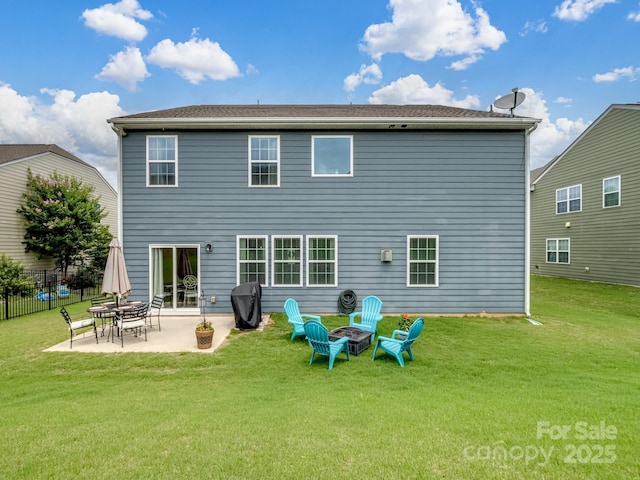 417 Livingston Dr, Lancaster, SC 29720 - back of house with a patio area