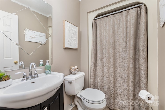 3060 Texs Fish Camp Rd, Connelly Springs, NC 28612 - full bath featuring vanity and a shower with curtain