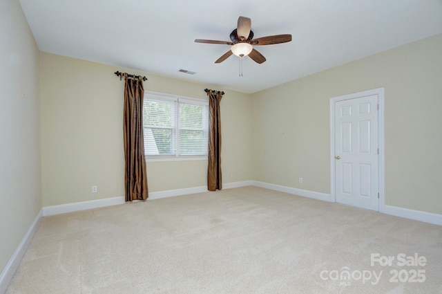 8044 Hawk Crest Ct, Charlotte, NC 28270 - unfurnished room featuring light carpet and a ceiling fan