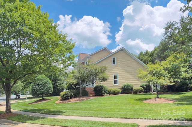 8044 Hawk Crest Ct, Charlotte, NC 28270 - view of property exterior with a yard