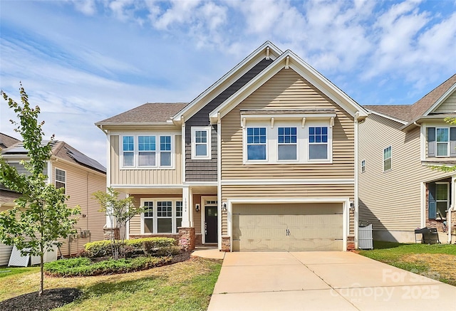 10004 Perth Moor Rd, Charlotte, NC 28278 - craftsman-style home with a garage and driveway