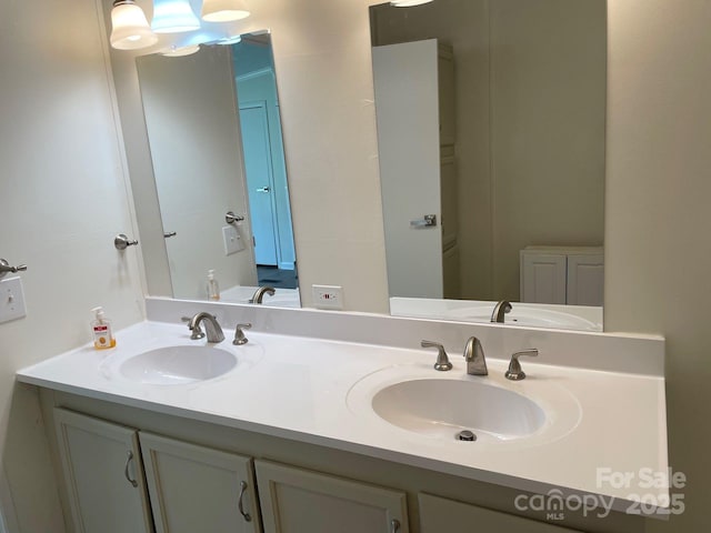 1201 Forest Ridge Rd, Bessemer City, NC 28016 - bathroom featuring double vanity
