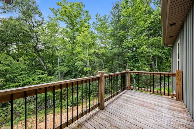 140 Cove Crest Dr, Rutherfordton, NC 28139 - view of wooden terrace