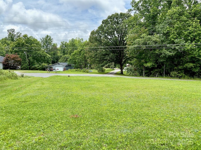 78 Moffitt Hill Church Rd, Old Fort, NC 28762 - view of green lawn with driveway