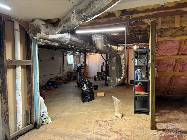 78 Moffitt Hill Church Rd, Old Fort, NC 28762 - below grade area featuring heating unit