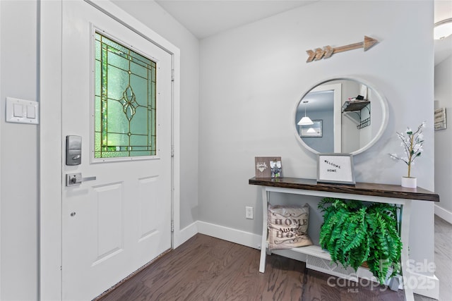 6313 Weddington Rd, Concord, NC 28027 - entrance foyer featuring wood finished floors and plenty of natural light