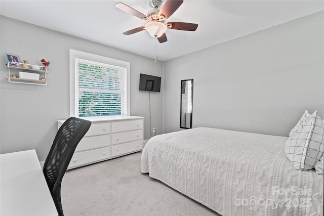 6313 Weddington Rd, Concord, NC 28027 - bedroom with carpet and ceiling fan