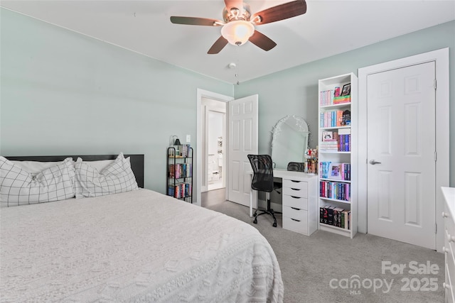 6313 Weddington Rd, Concord, NC 28027 - carpeted bedroom featuring a ceiling fan