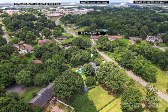 6313 Weddington Rd, Concord, NC 28027 - aerial view