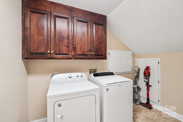 207 Spaniel Dr SE, Concord, NC 28025 - washroom with cabinet space and washing machine and clothes dryer