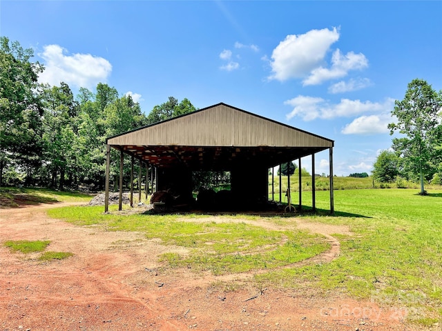 333 Lambs Grill Rd, Rutherfordton, NC 28139 - view of outdoor structure with a carport and driveway