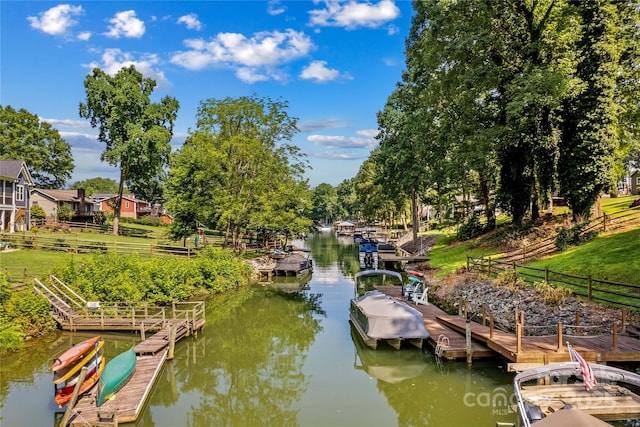315 Wood Duck Loop, Mooresville, NC 28117 - dock area with a water view