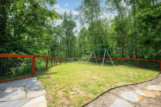 588 Long Branch Rd, Swannanoa, NC 28778 - view of yard featuring a playground