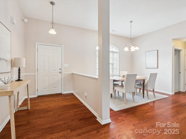 116 Birchwood Ct, Mount Holly, NC 28120 - entrance foyer featuring wood finished floors and a chandelier