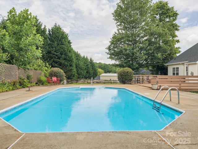 116 Birchwood Ct, Mount Holly, NC 28120 - view of pool with a fenced backyard and a patio area