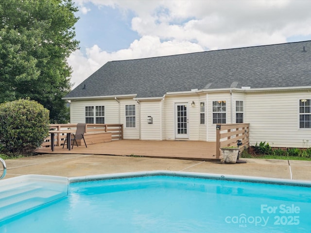 116 Birchwood Ct, Mount Holly, NC 28120 - swimming pool featuring a deck and a patio