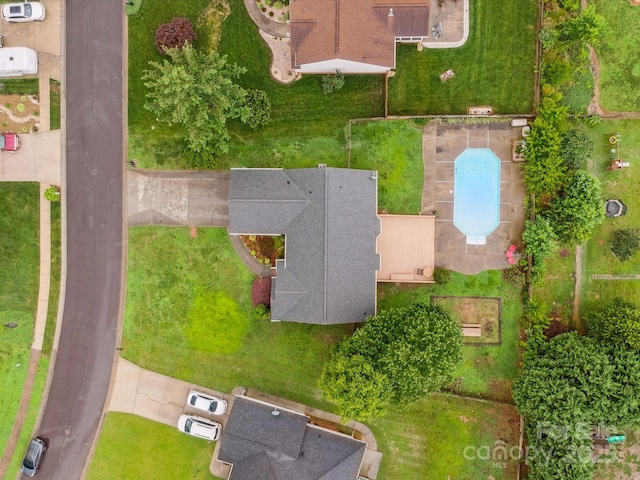 116 Birchwood Ct, Mount Holly, NC 28120 - drone / aerial view of a pool area