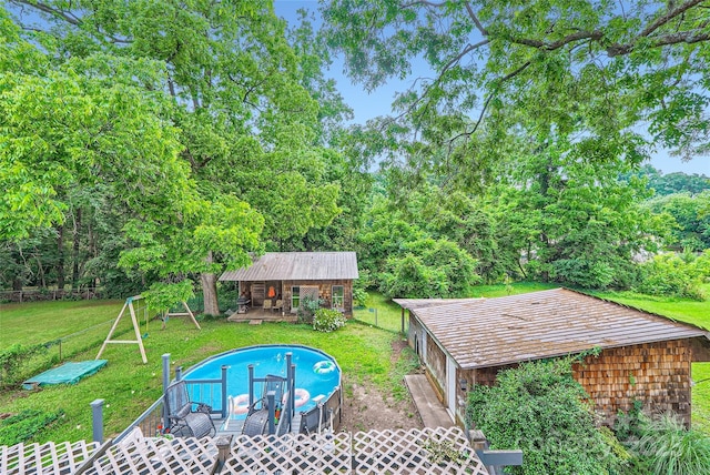 200 W 14th St, Salisbury, NC 28144 - outdoor pool with an outdoor structure